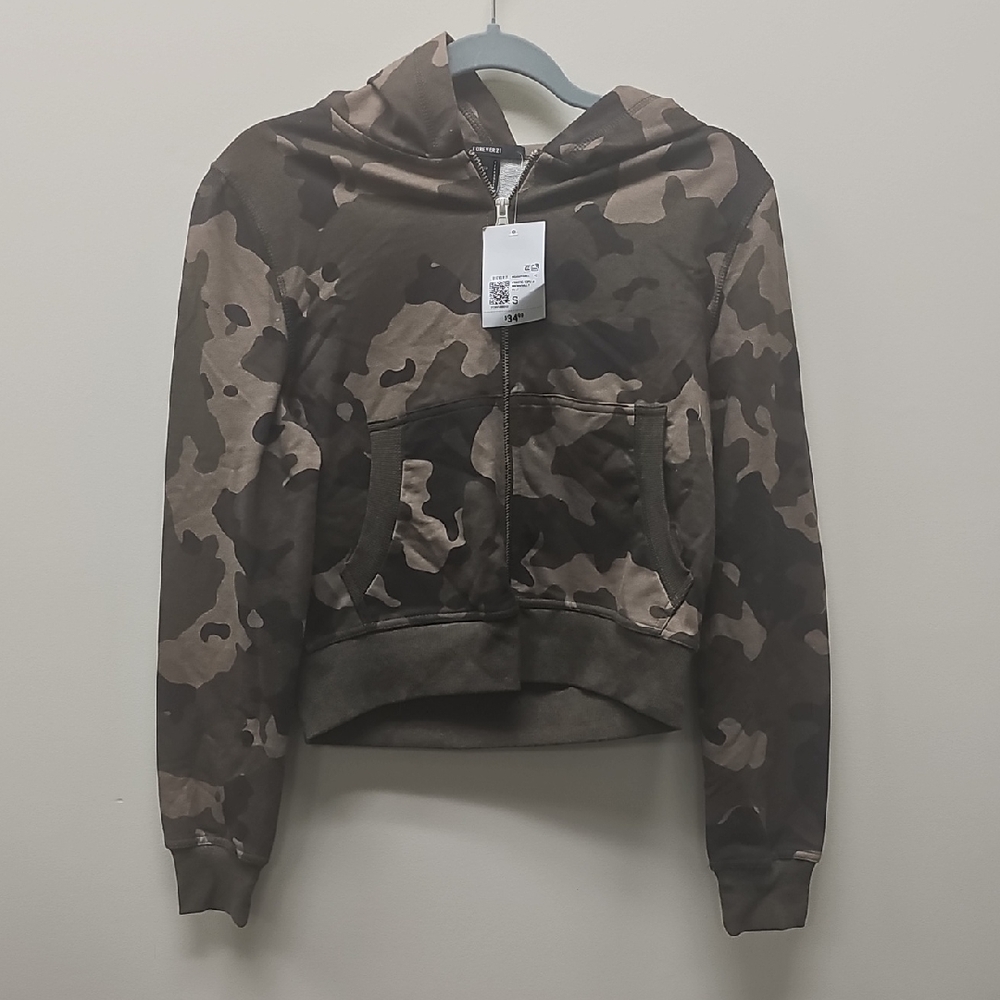 Forever 21 Brown Multi-Color Hoodie